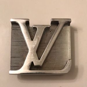 Louis Vuitton Replacement Silver “LV logo”Belt buckle (Buckle Only)
